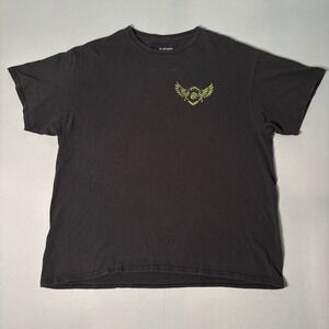 BlackCanyon Mens XL Black Eagle Wildlife Conservation Tee VTG Shirt Made in USA
